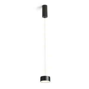 Lampa wisząca LED czarna minimalistyczna 12cm z serii SFERA R14334 - Rendl