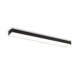 Lampa sufitowa LED czarna podłużna ściemnialna 115cm R14375 - Rendl