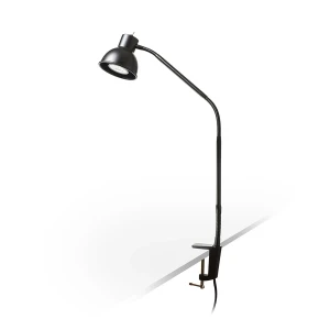 Lampa stołowa czarna z zaciskiem montażowym 52cm R14377 - Rendl