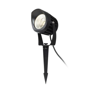 Reflektor zewnętrzny LED czarny na kolcu 38cm IP65 R14383 - Rendl