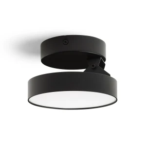 Plafon LED natynkowy czarny regulowany 13,5cm R14422 - Rendl
