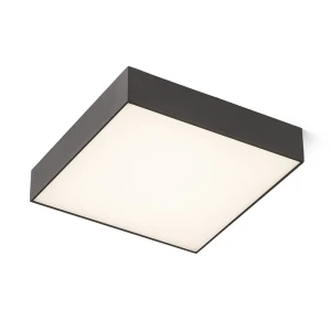 Plafon LED czarny kwadratowy ściemnialny 30cm z serii RENDL R14453 - Rendl