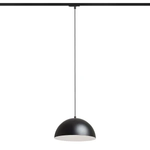 Lampa wisząca metalowa czarno-biała 30cm 155cm 187 R14504 - Rendl