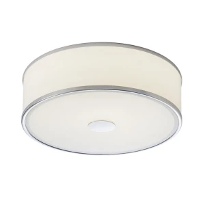 Plafon LED okrągły chromowany szklany 40cm z serii RENDL R14550 - Rendl