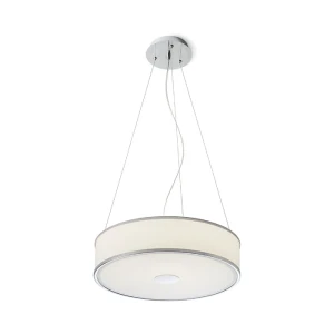 Plafon LED okrągły chromowany szklany 40cm z serii RENDL R14551 - Rendl