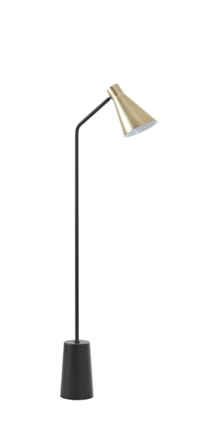 Lampa podłogowa TAMET czarny mat, mosiądz mat 1xE27 8421797893644 - MDC