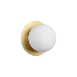Lampa ścienna łazienkowa FLOC mosiądz mat Ø17 E27 IP44 8421797806668 - MDC