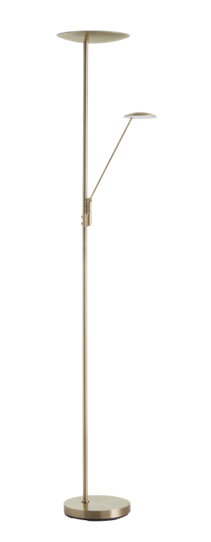 Lampa podłogowa DAPHNE mosiądz antyczny LED 33W+8W CCT 2700-4000K 8421797799144 - MDC