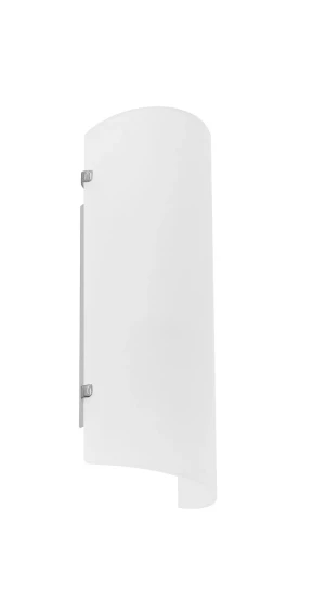 Lampa ścienna BARR szkło piaskowane białe 1xE27 8421797655037 - MDC
