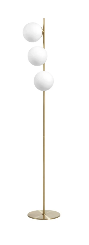 Lampa podłogowa RONDO mosiądz mat 3xE27 15cm 8421797780463 - MDC
