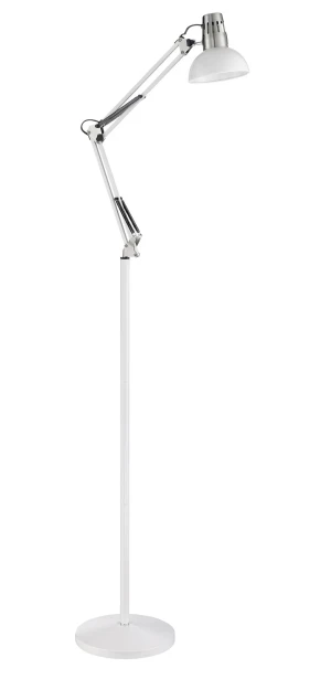 Lampa podłogowa ARTIC biały mat, chrom matowy 1xE27 8421797779481 - MDC