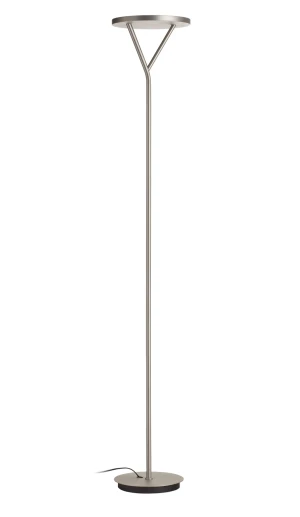 Lampa podłogowa PLANA S nikiel mat LED 40W ściemnialna 8421797897130 - MDC