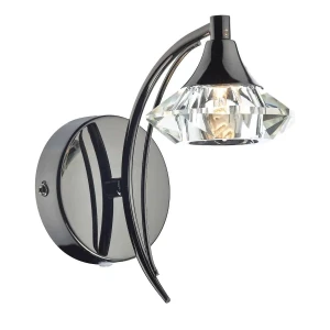 Kinkiet kryształowy Luther Single LUT0767 - Dar Lighting - Outlet