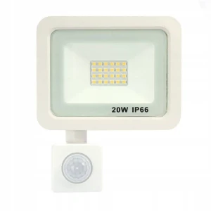 Halogen naświetlacz biały LED czujnik ruchu 20W B.ZIMNA 6000K 333 - Decorativi
