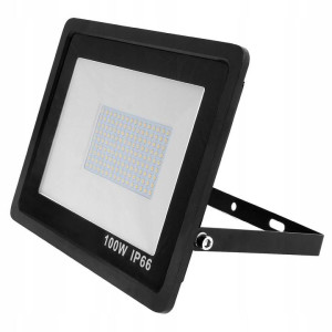 Halogen naświetlacz czarny LED bez czujnika ruchu 100W B.ZIMNA 6000K 244 - Decorativi