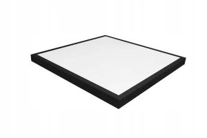 Plafon LED NATYNKOWY do garażu czarny 59,5 cm X 59,5 cm 60W barwa ciepła 3000K 356 - Decorativi