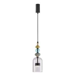 Milagro Lampa wisząca ARTE 12W LED śr. 13cm czarna ML0360