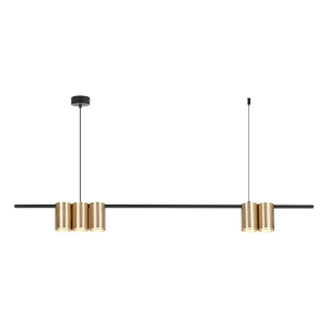 Milagro Lampa wisząca (listwa) GENESIS BLACK GOLD 5xGU10 ML0369