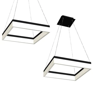 Lampa wisząca RING NERO LED doskonała ML081 Milagro