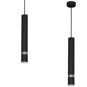 Lampa wisząca nowoczesna JOKER BLACK MLP1413 - Milagro
