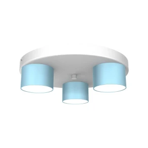 Lampa sufitowa nowoczesna DIXIE Blue-White 3xGX53 MLP7551-Milagro