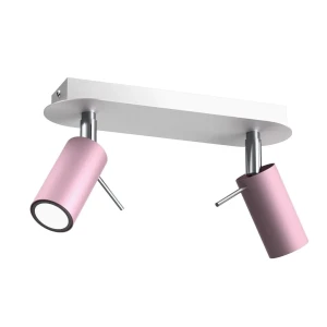 Lampa sufitowa PRESTON PINK-WHITE 2x mini GU10 MLP7627-Milagro
