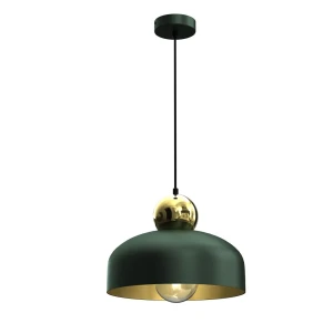 Lampa loft Wisząca HARALD GOLD-GREEN 1xE27 MLP7694-Milagro