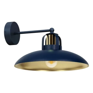 Kinkiet nowoczesny FELIX NAVY BLUE-GOLD 1xE27 MLP7712-Milagro