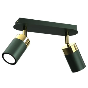 Lampa sufitowa JOKER GREEN-GOLD 2xGU10 MLP7718-Milagro