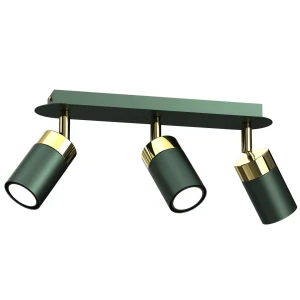 Lampa sufitowa JOKER GREEN-GOLD 3xGU10 MLP7719-Milagro
