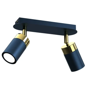 Lampa sufitowa JOKER NAVY BLUE-GOLD 2xGU10 MLP7723-Milagro