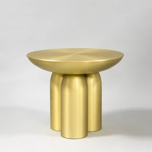Stolik kawowy metalowy złoty okrągły 35cm TAB-3148-M-BRSS z serii Ariba - Lampy Italux