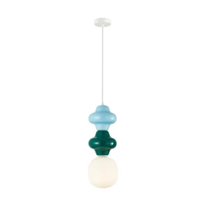 Lampa wisząca szklana wielokolorowa PND-94331A-1S-MLTI z serii Latera - Lampy Italux