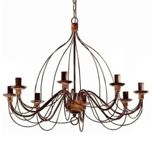 Żyrandol CORTE SP8 RUGGINE 057194 - Ideal Lux