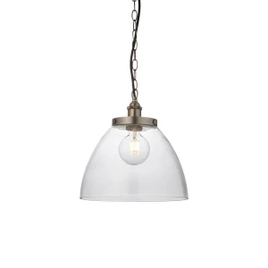 Lampa wisząca szklana srebrna 1-punktowa 106896 z serii Hansen Grand - Endon Lighting