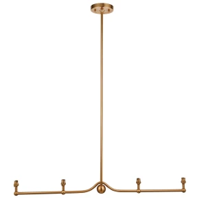 Lampa wisząca metalowa mosiężna 4-punktowa 108211 z serii Santiago - Endon Lighting