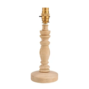 Podstawa lampy stołowej drewniana z mosiądzem 110937 z serii BIBURY - Endon Lighting