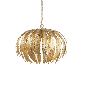 Lampa wisząca złota metalowa 3-punktowa 45cm 76360 z serii Delphine - Endon Lighting