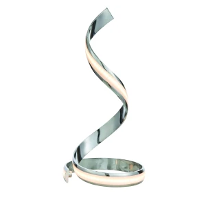 Lampa stołowa LED chromowana spiralna 45cm 76412 z serii Aria - Endon Lighting