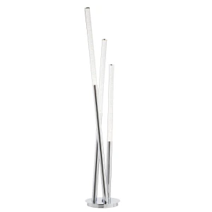 Lampa podłogowa LED srebrna 3-punktowa 76731 z serii GLACIER - Endon Lighting