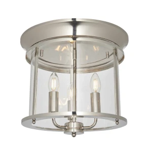 Plafon metalowy srebrny 3-punktowy 96153 z serii Hampworth - Endon Lighting