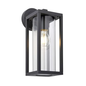 Kinkiet zewnętrzny czarny metalowy ze szkłem 96917 z serii HAMDEN - Endon Lighting