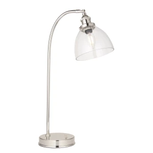 Lampa stołowa niklowana szklana 53cm 97590 z serii Hansen - Endon Lighting