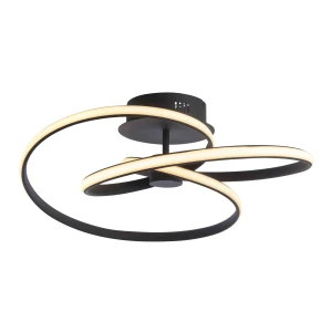 Plafon LED czarny metalowy okrągły 53cm 97633 z serii DUNE - Endon Lighting