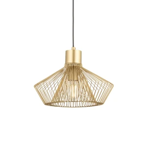 Lampa wisząca metalowa złota ażurowa 31cm 99498 z serii Kimberley - Endon Lighting