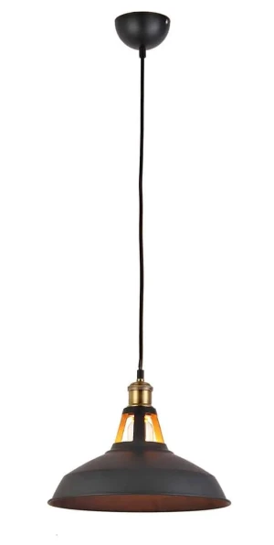 Azzardo Lampa wisząca loftowa czarna metalowa 31cm AZ1351 z serii NEW AXEL