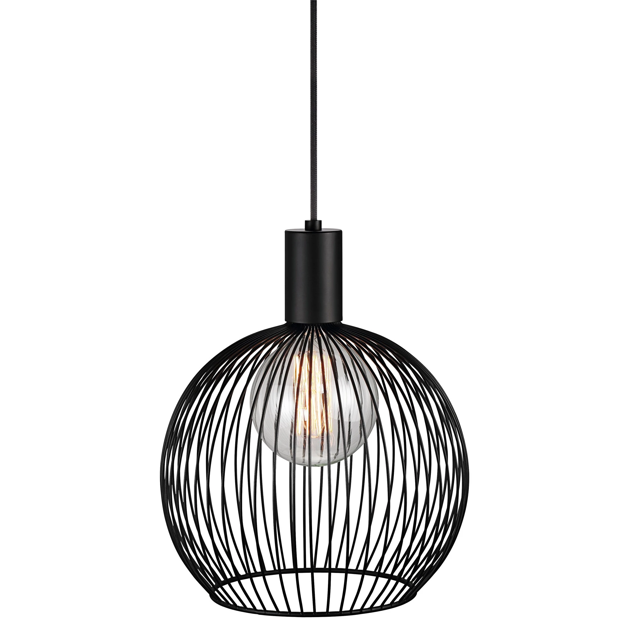Lampa loft wisząca czarna AVER 30 84243003 - Design For The People