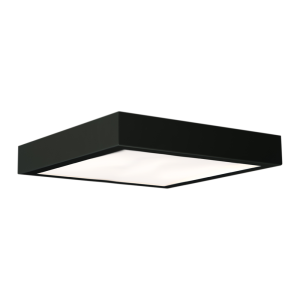 Plafon Nomi - Czarny (420x420 mm) 3000K 1151  - Antigo