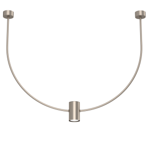 Lampa wisząca no. C - Srebrny mat (1260 mm) 5084  - Antigo