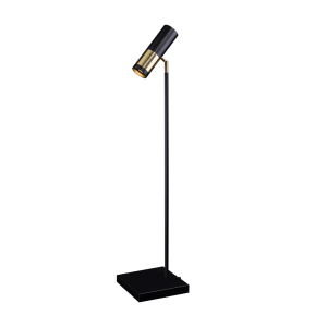 Lampa stołowa Kavos - Mosiądz polerowany-czarna (900 mm) 8376  - Antigo